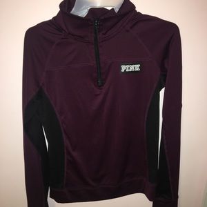 Pink half zip